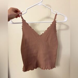 Free People Intimately dusty rose tank size M/L